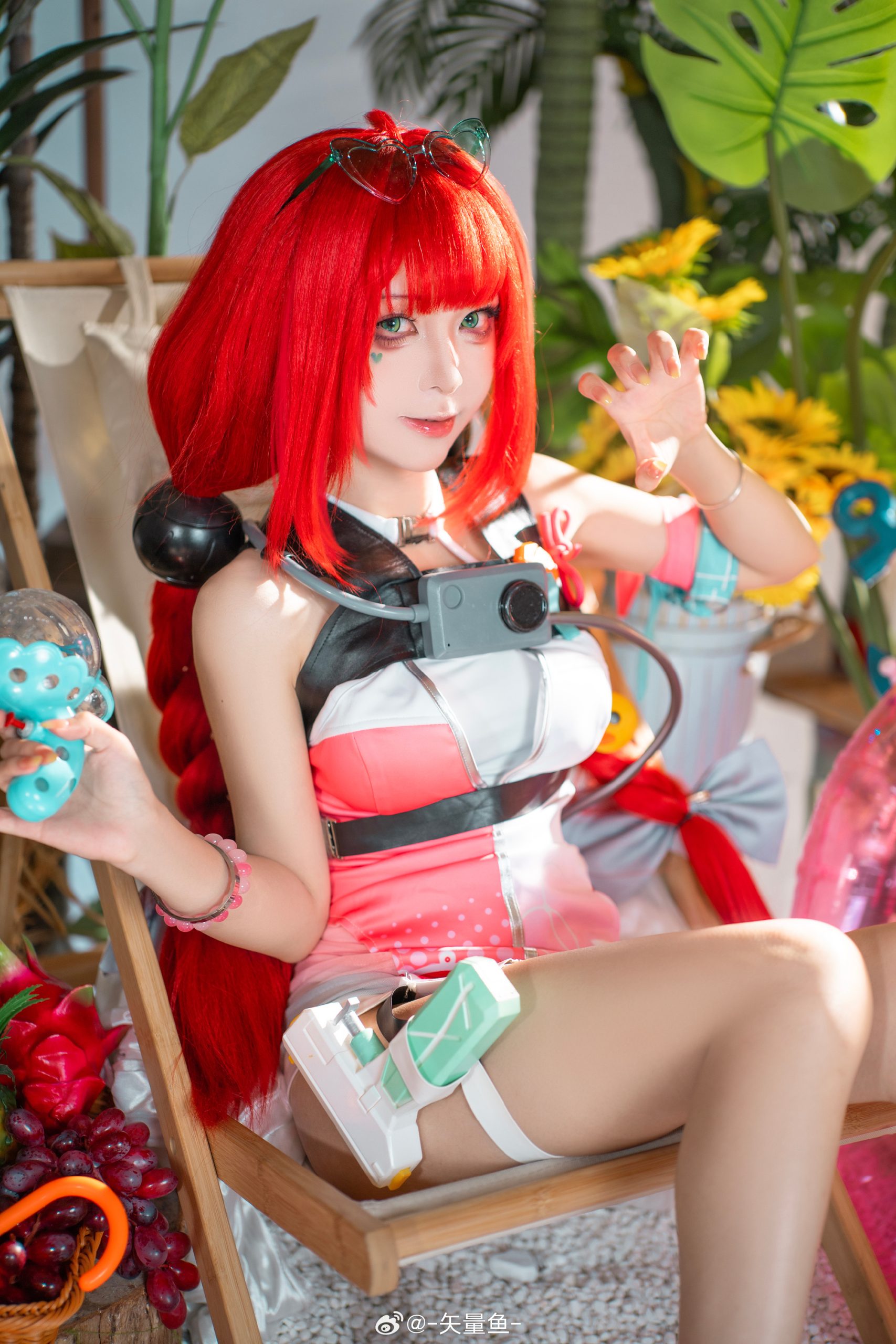 cosplay 绝区零夏日特辑 浮波柚叶@-矢量鱼--米哈社