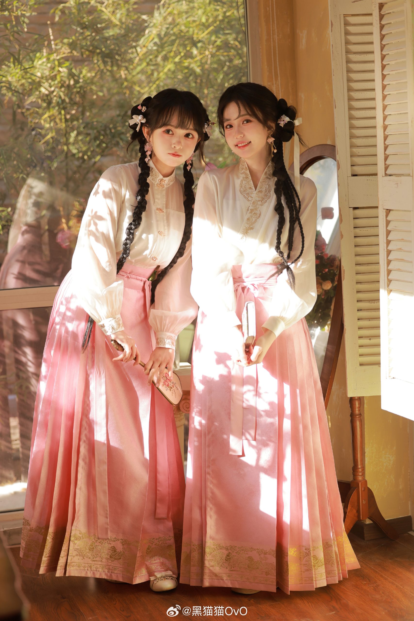 汉服 已经开始期待春天了 我和三坑的日常@黑猫猫OvO-米哈社