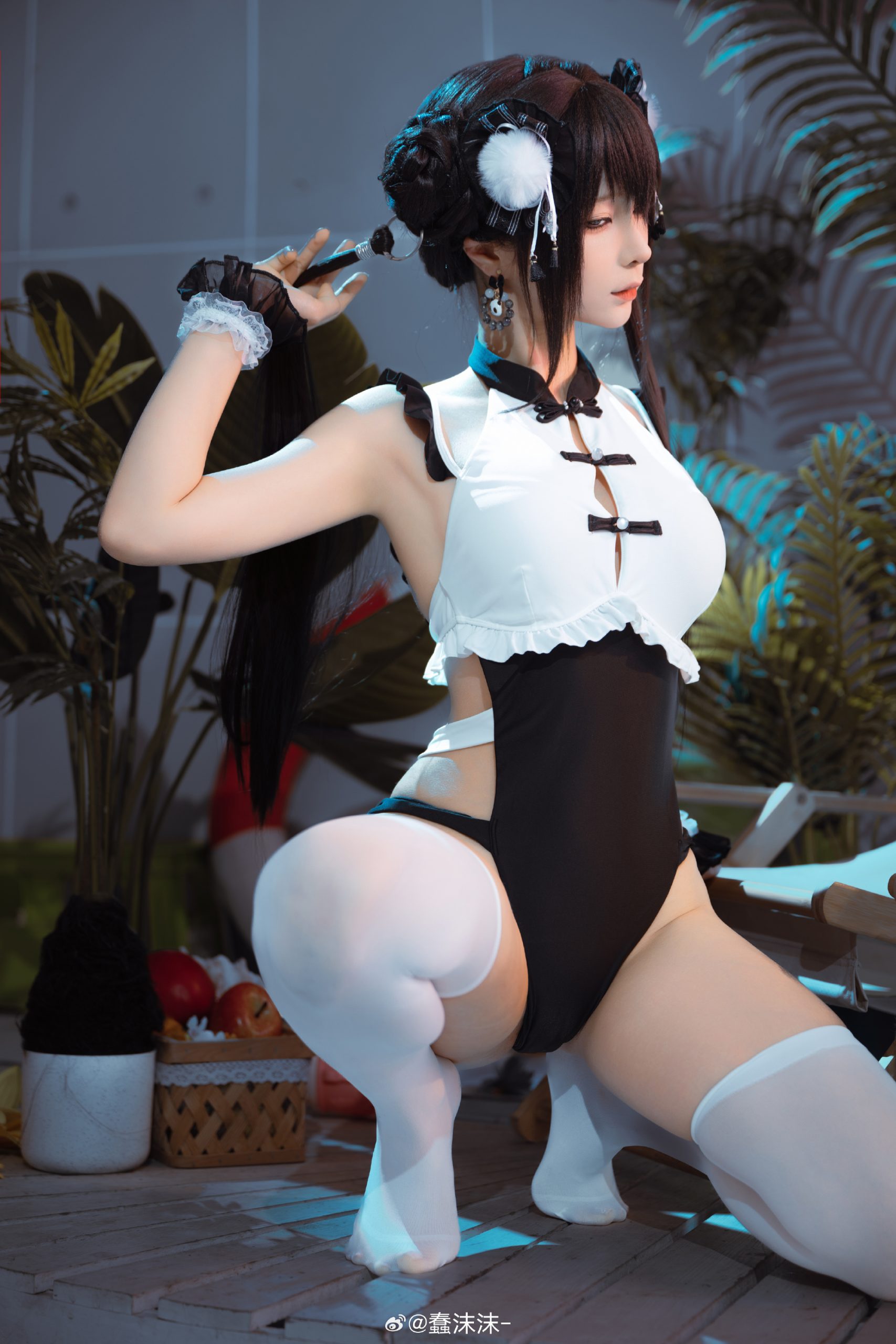 《熊猫娘》黑色版@蠢沫沫--米哈社