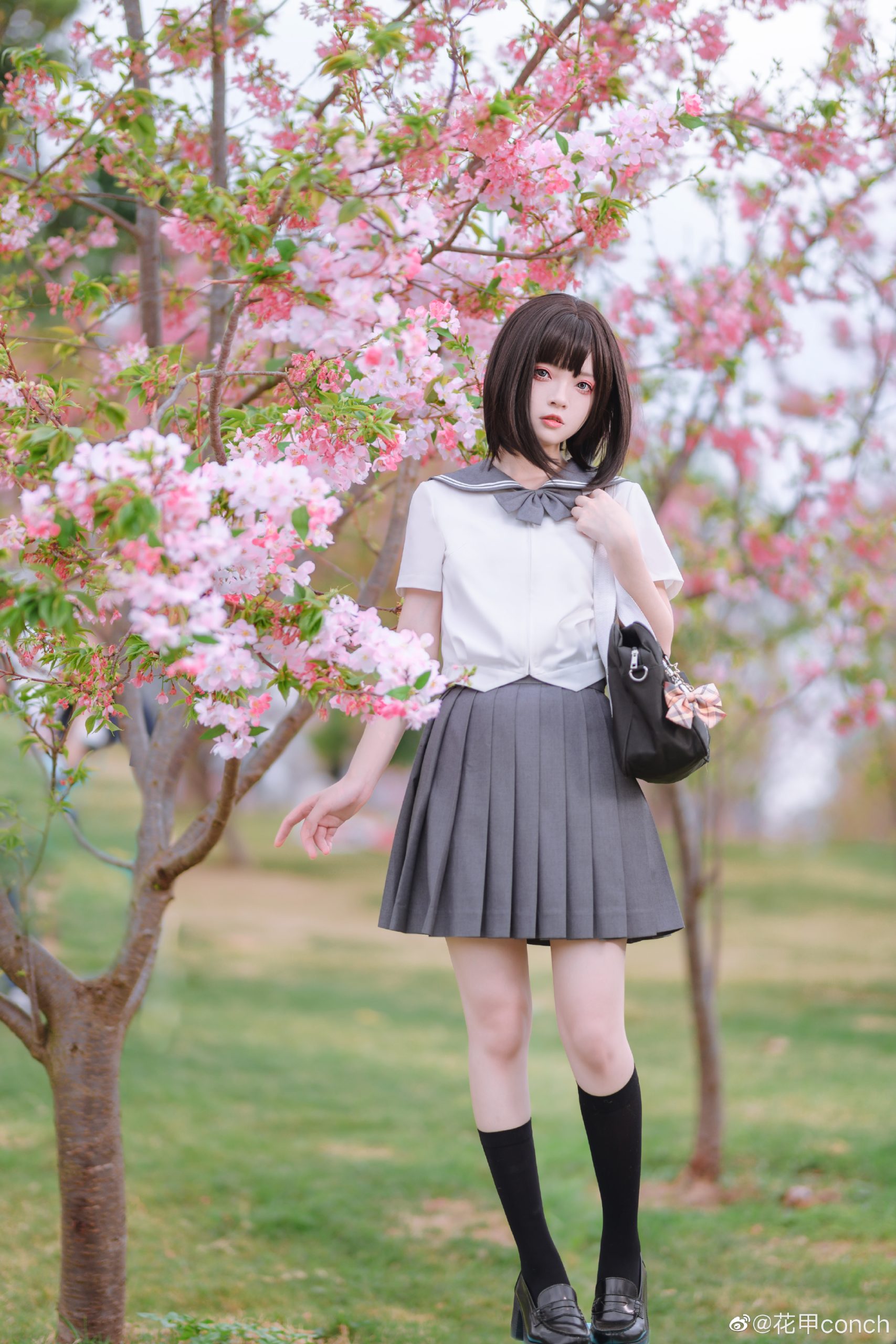 【JK制服】 JK少女 我们都是春天的见证者@花甲conch-米哈社