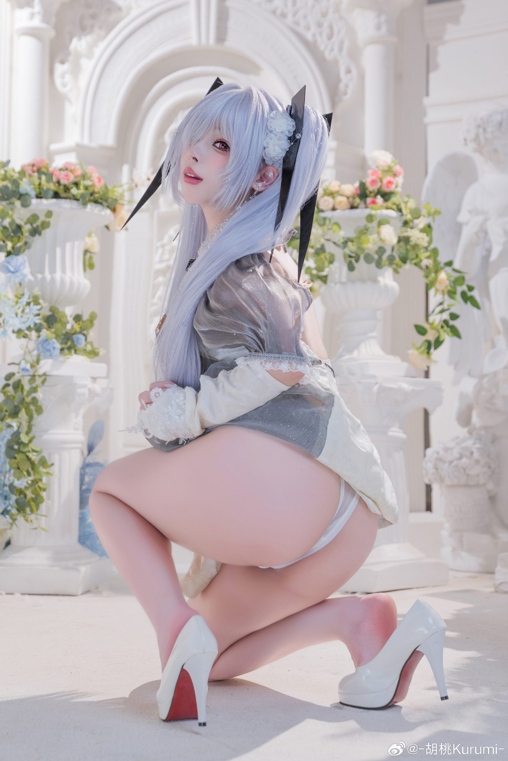 cosplay Nikke:胜利女神 灰姑娘白蔷薇@-胡桃Kurumi--米哈社