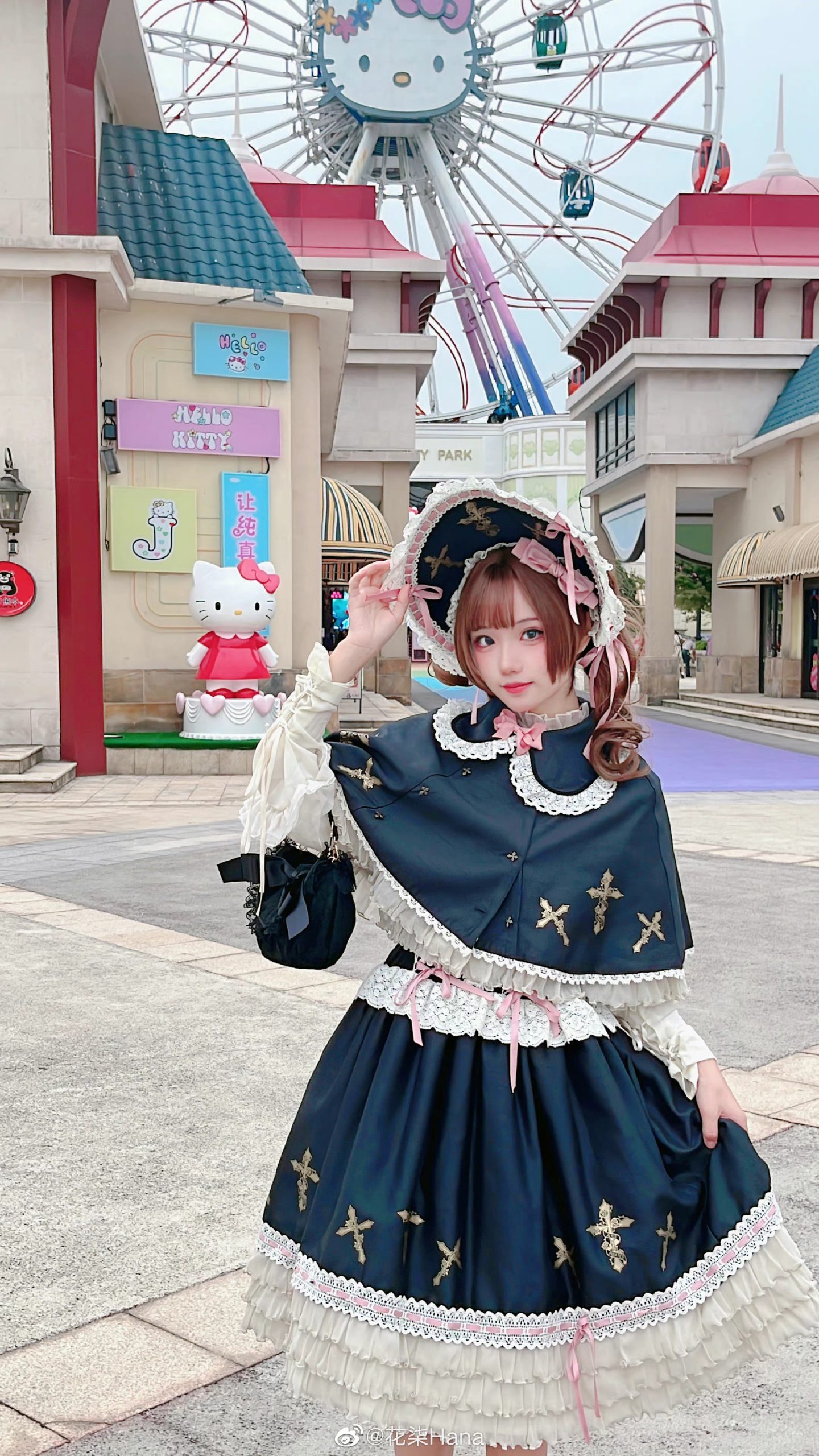 kitty邂逅lolita@花柒Hana-米哈社