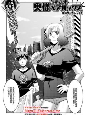 [佐藤スープレックス] たまたま奥様ペアルックス (Web配信月刊隣の気になる奥さん vol.079) [中国翻訳] [DL版]-米哈社