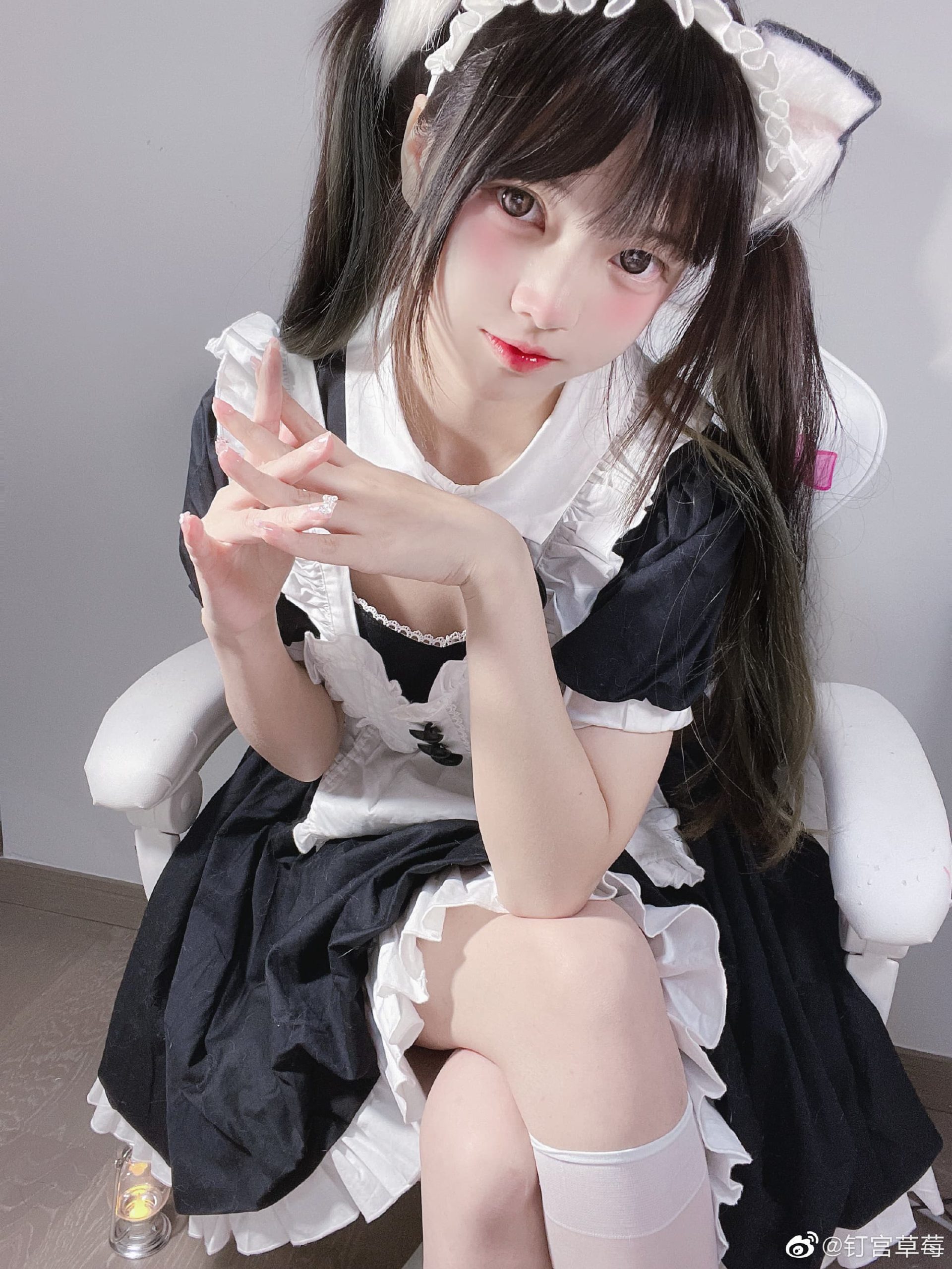 lolita装扮 女仆元素！我的最爱！ @钉宫草莓-米哈社