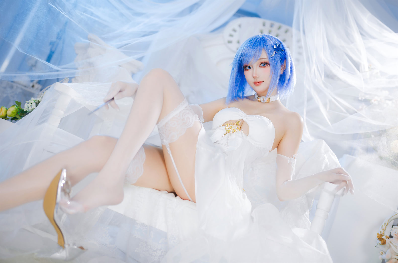 cosplay 碧蓝航线 恰巴耶夫 白骑兵的旋律@瓜希酱-米哈社