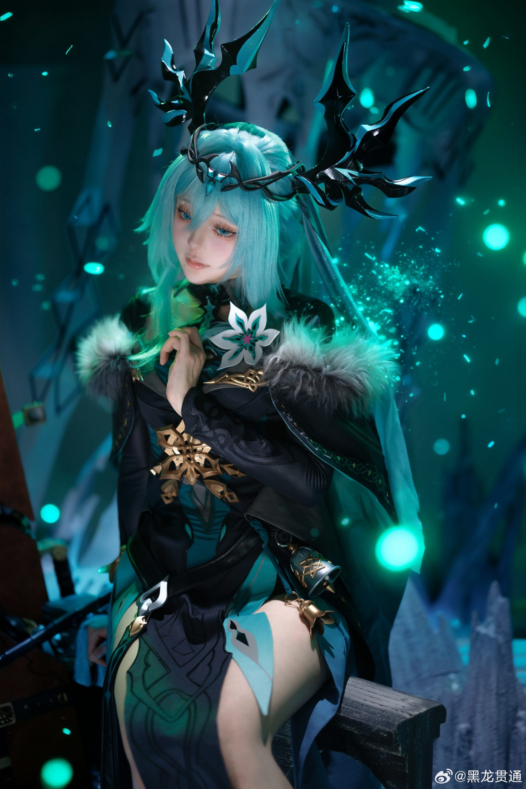 cosplay 二重螺旋 妮弗尔夫人@黑龙贯通-米哈社