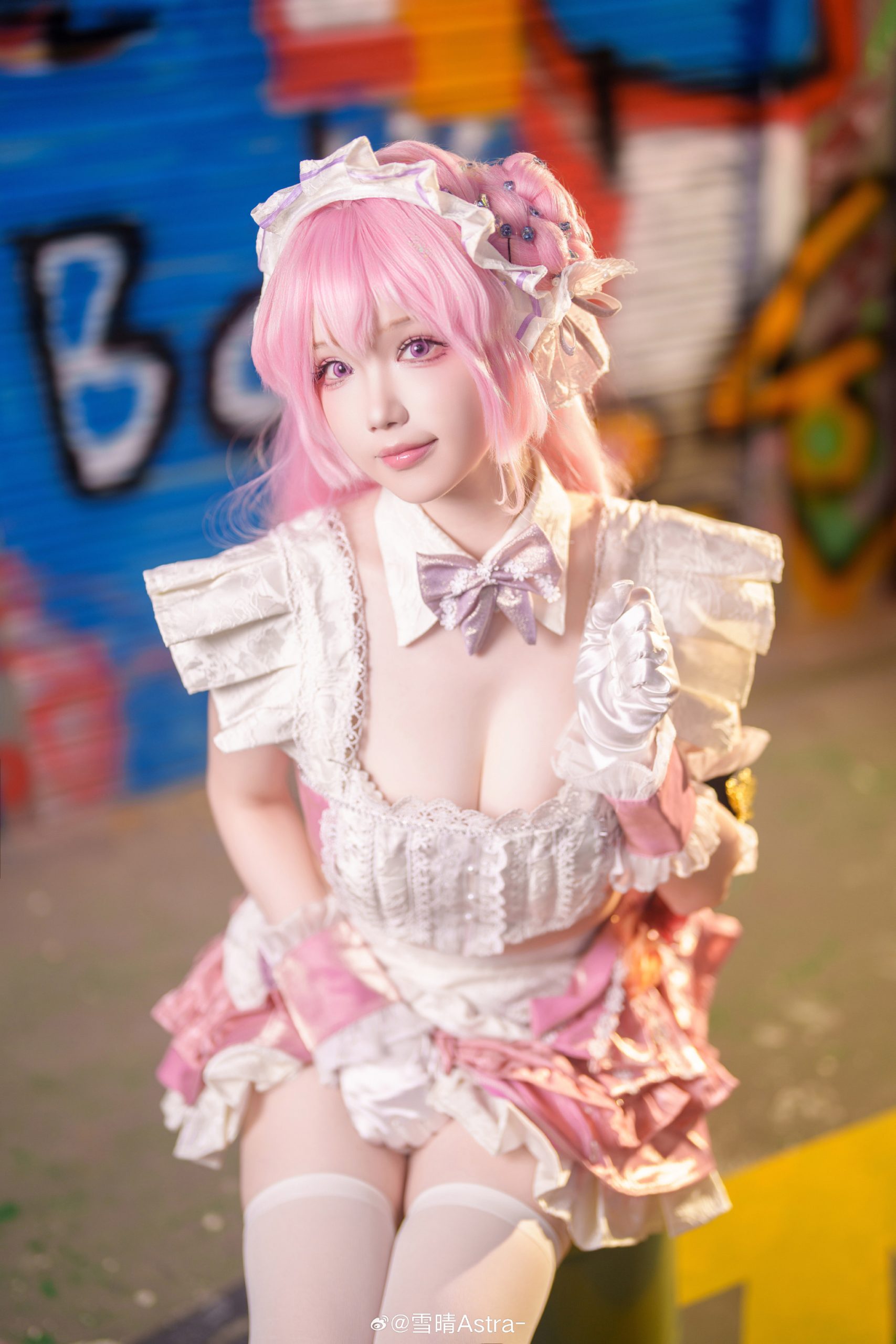 cosplay Nikke:胜利女神 桃乐丝女仆@雪晴Astra--米哈社