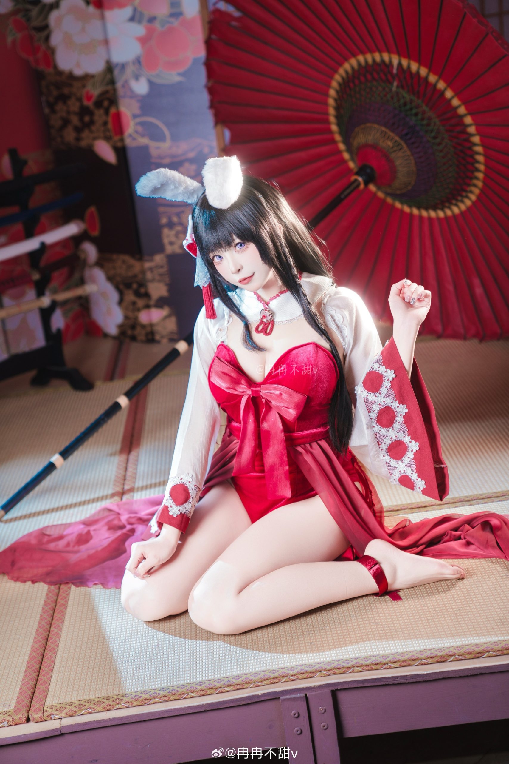 cosplay 要来休息一下吗～指挥官❤️ 碧蓝航线 大山·兔女郎🐰 @冉冉不甜v-米哈社