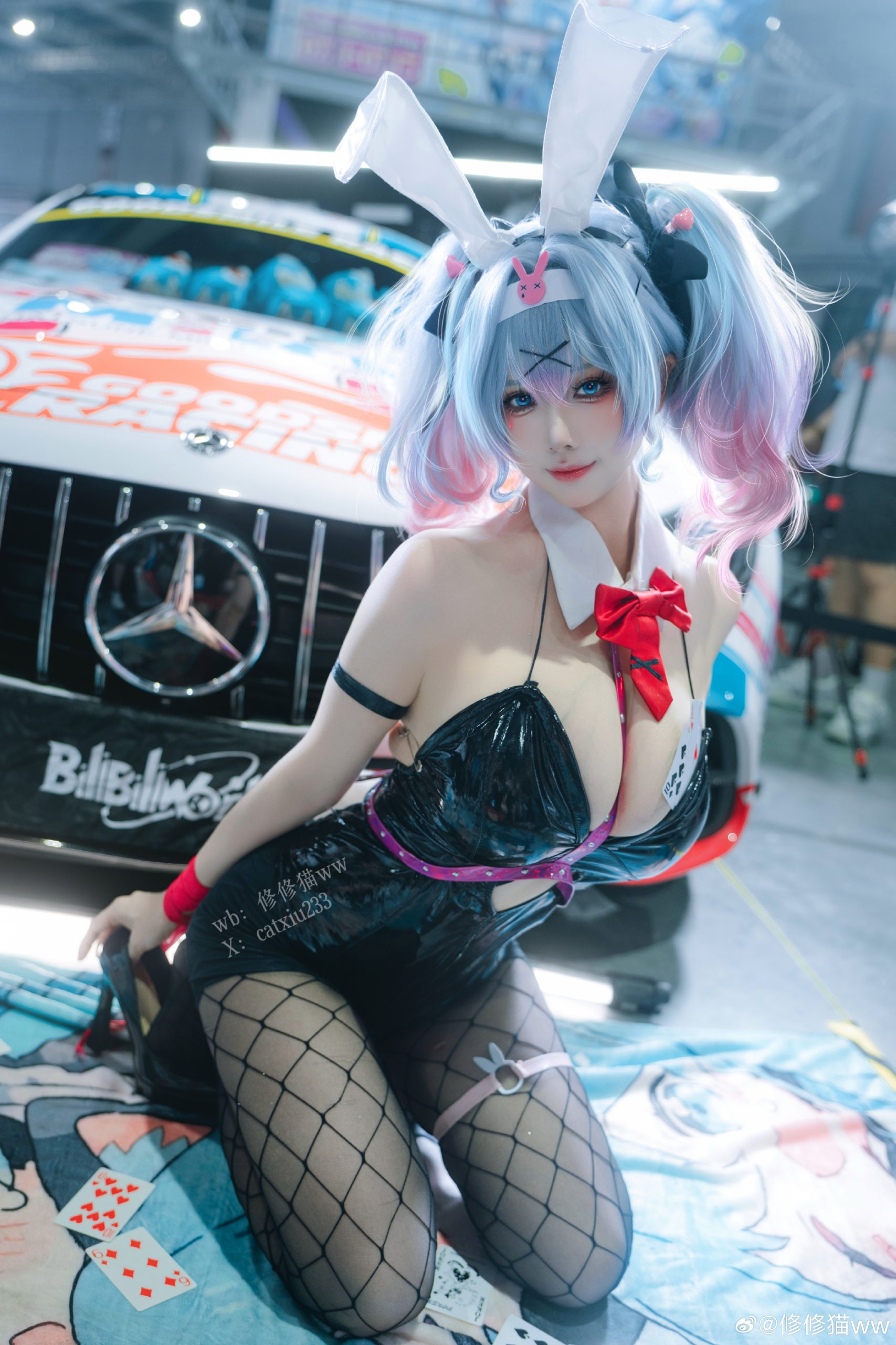 BW初音兔子洞场照@修修猫ww-米哈社
