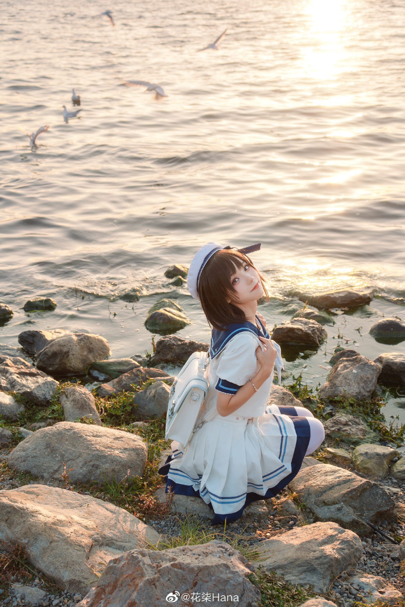 jk 少女写真 靠近光 追随光 成为光@花柒Hana-米哈社