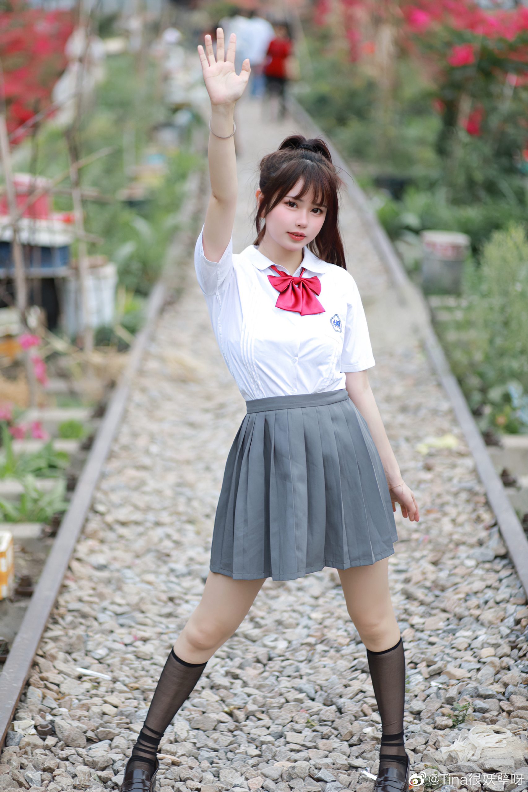 一起赏花 少女写真@Tina很妖孽呀-米哈社