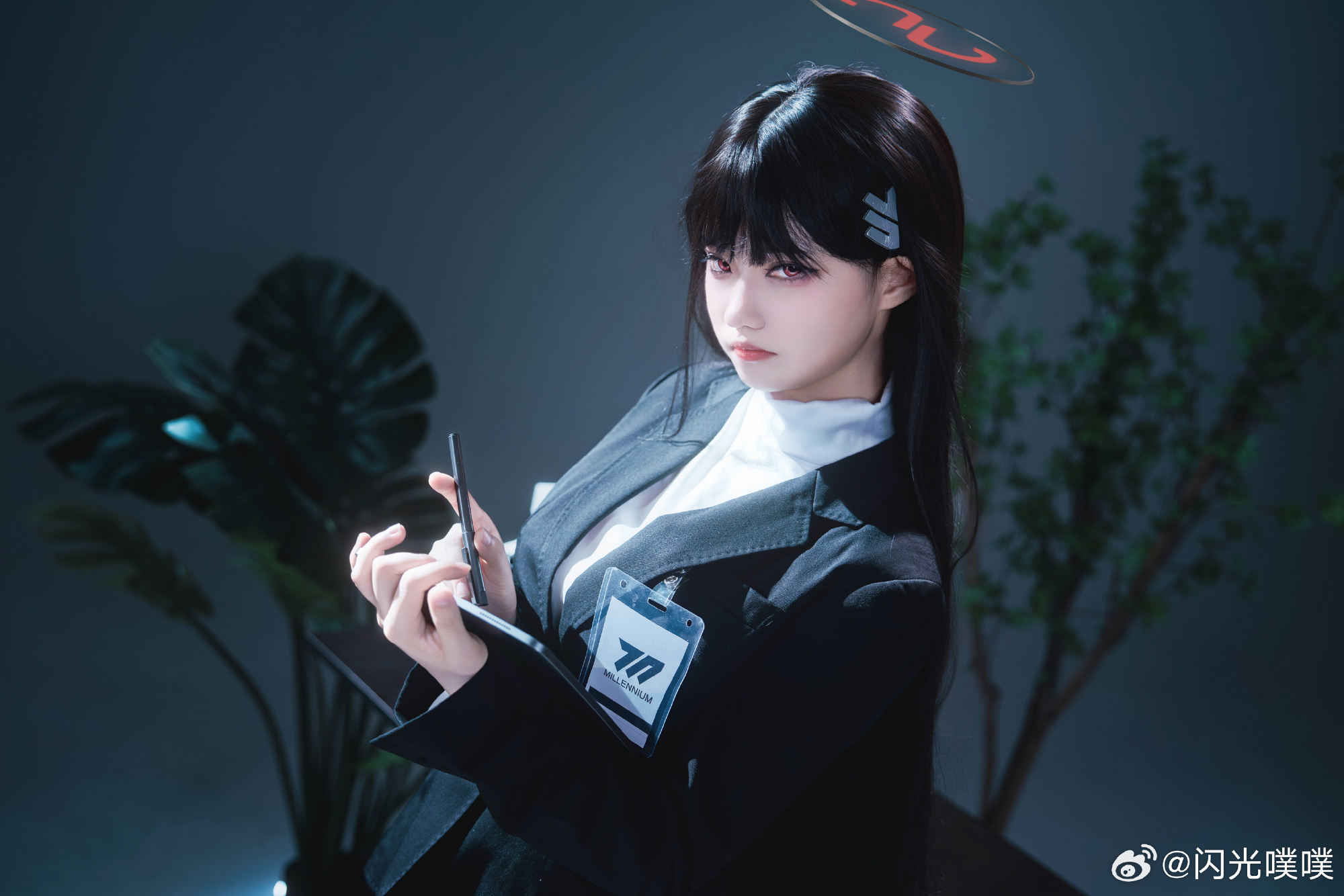 cosplay 蔚蓝档案 调月莉音@闪光噗噗-米哈社