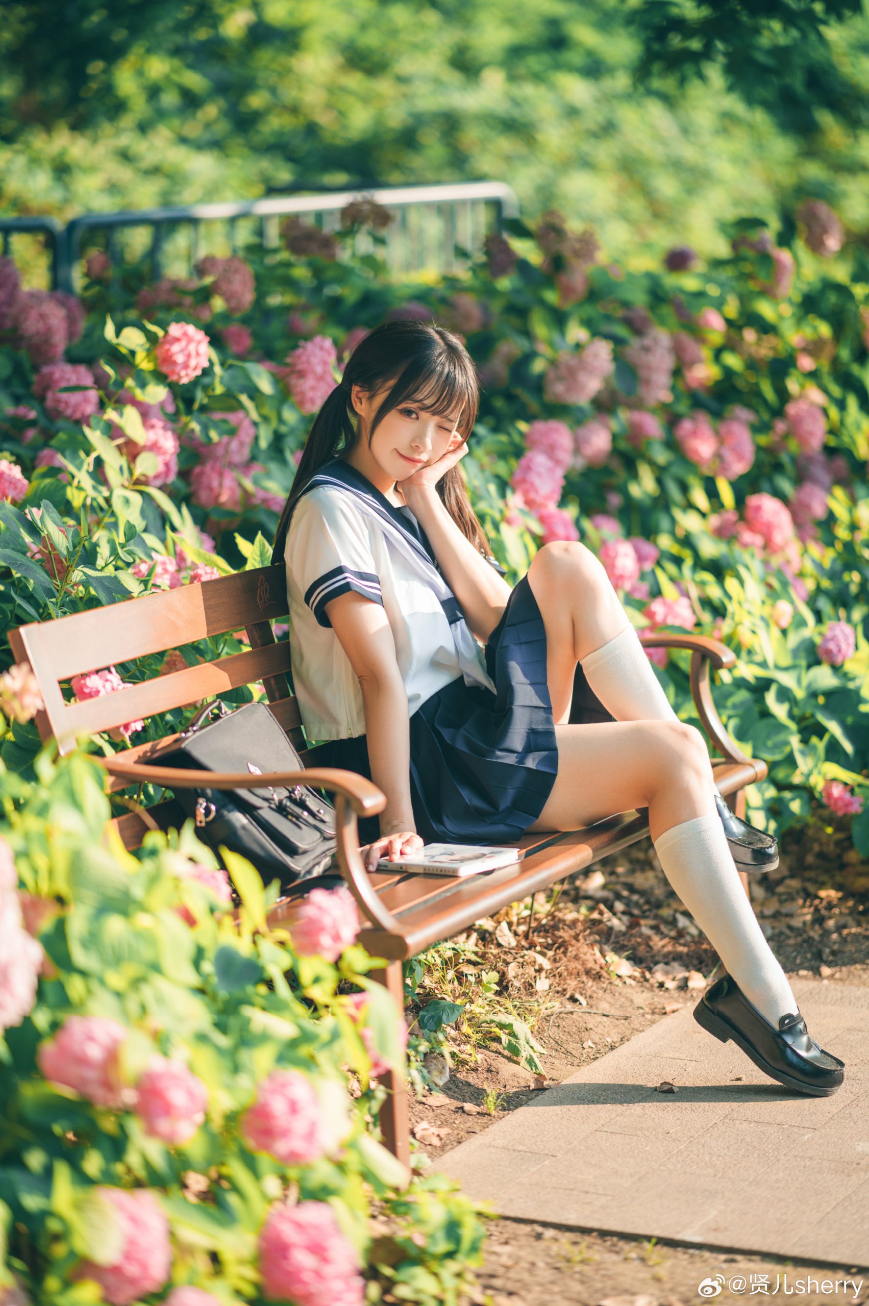 少女写真 水手服 日系写真@贤儿sherry-米哈社