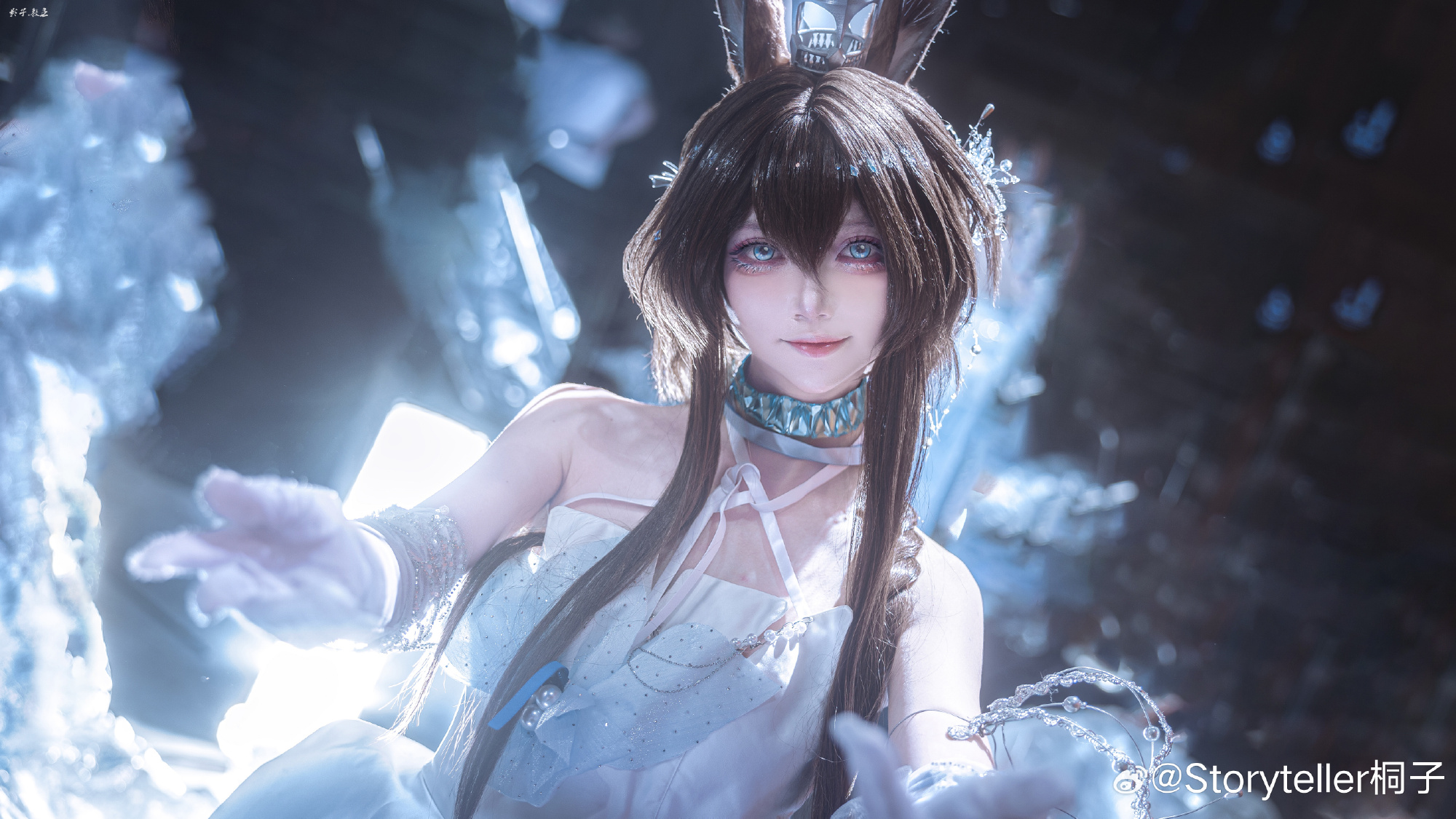 COSPLAY 明日方舟 阿米娅 - 时序花圃@Storyteller桐子-米哈社