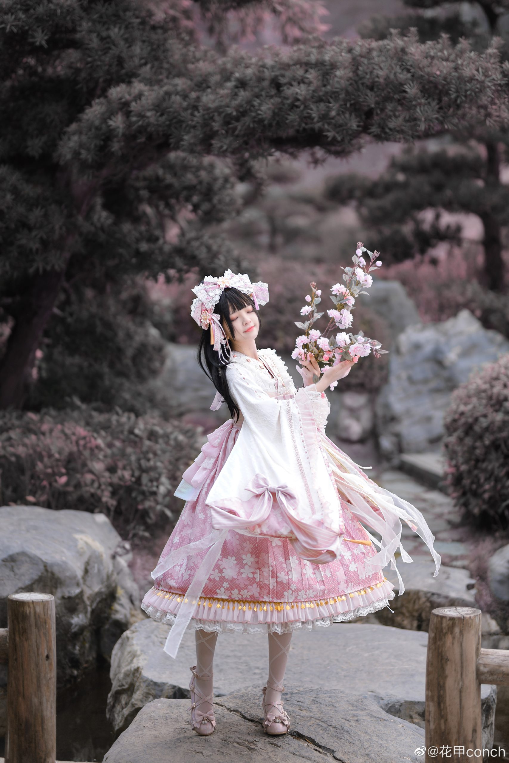 【lolita装扮】稻荷恋@花甲conch-米哈社